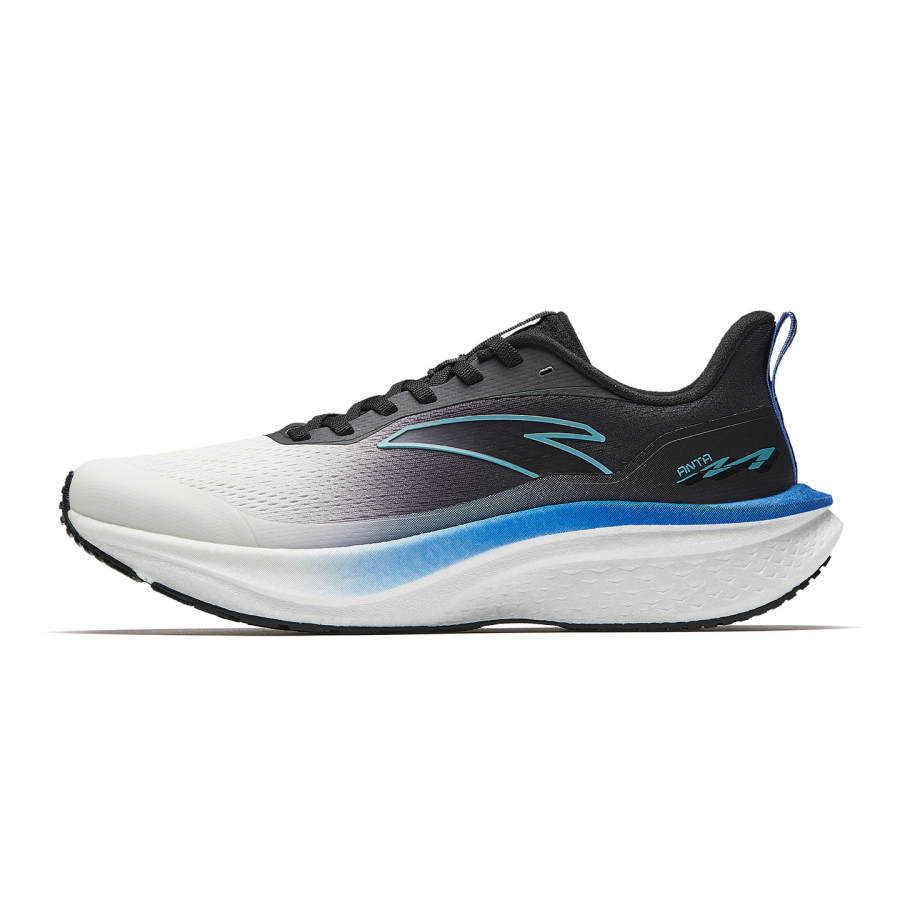 Anta Low top Full Length Nitrogen 80 Midsole Training Physical Fitness Test & Exam Running Shoes Men's White Black Blue