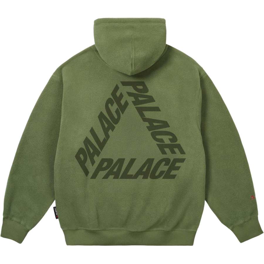 PALACE Holiday Sweatshirts Unisex Green Hooded Non Detachable Moderate
