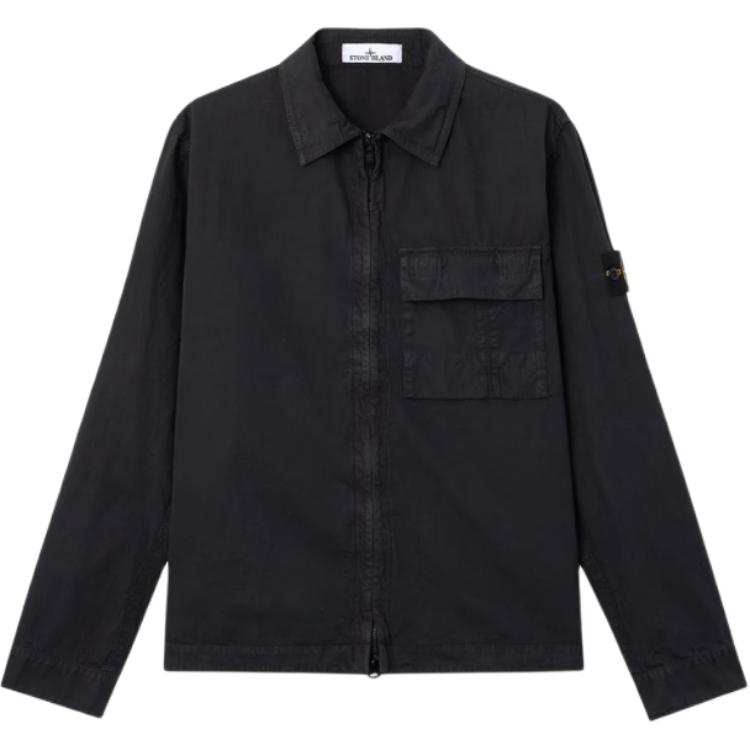 Stone Island zip pocket shirt jacket
