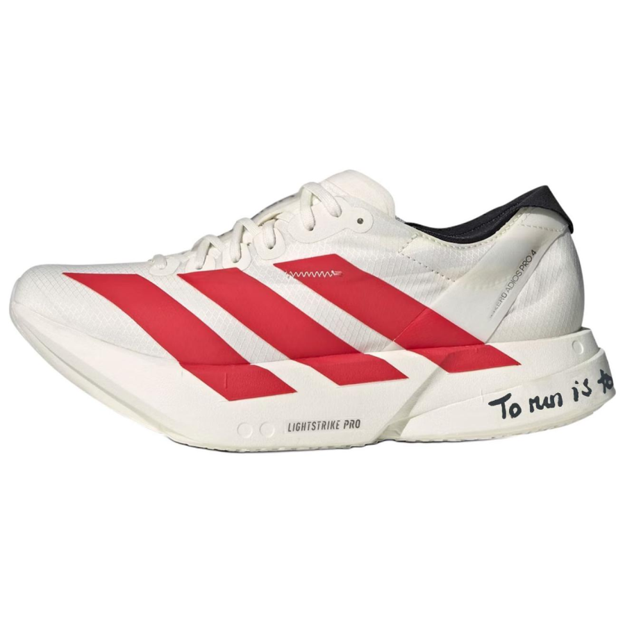 Adidas Adidas Adizero Adios Pro 4 Low top Marathon Long Distance Running Shoes Men's White