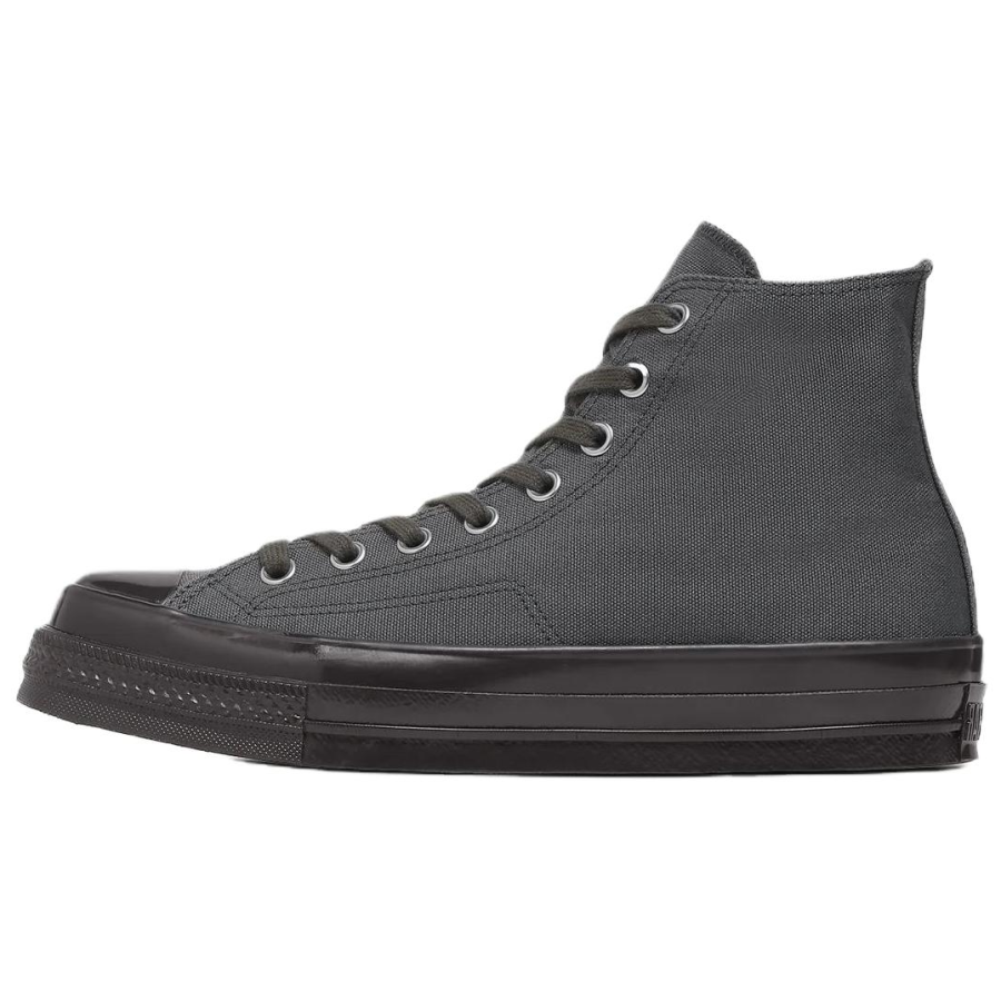 Converse ALL STAR SQUARETOE Breathable High top Canvas Shoes Unisex Asphalt Gray