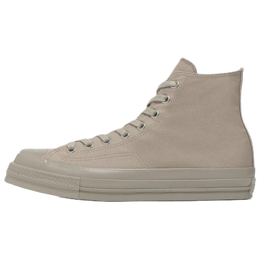 Converse ALL STAR SQUARETOE Breathable High top Canvas Shoes Unisex Stone Beige