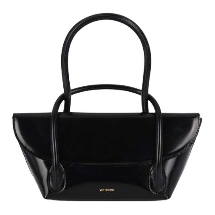 WE11DONE Cow Leather Handbag Mini Women's Black