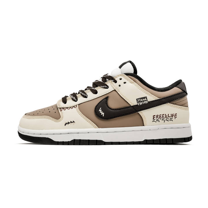Nike Nike Dunk Khaki's Note Cushioning, Wear Resistant Low top Skateboard Shoes Women's Brown 2025