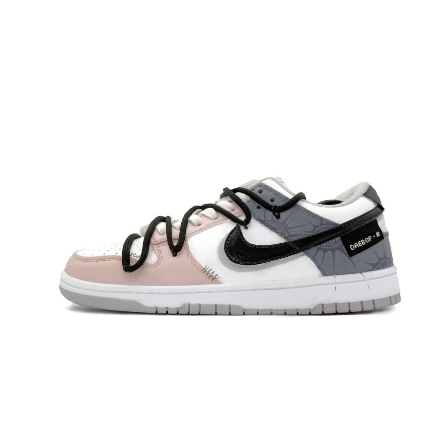 Nike Nike Dunk Abrasion Resistant Low top Skateboard Shoes Unisex Gray