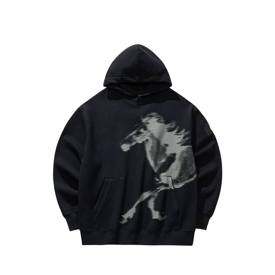 ANTA ANTA Sweatshirts Unisex Basic Black 2 Hooded Moderate