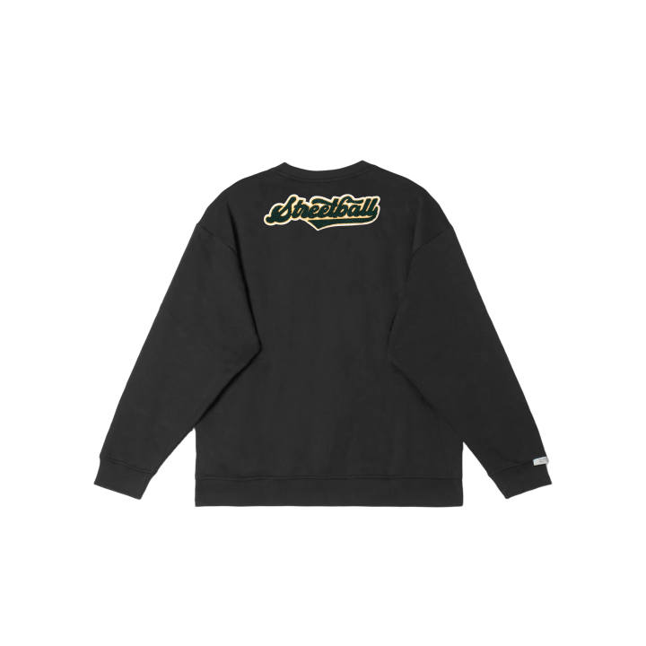 Adidas Adidas LABEL Sweatshirts Unisex Black Crew Neck Moderate