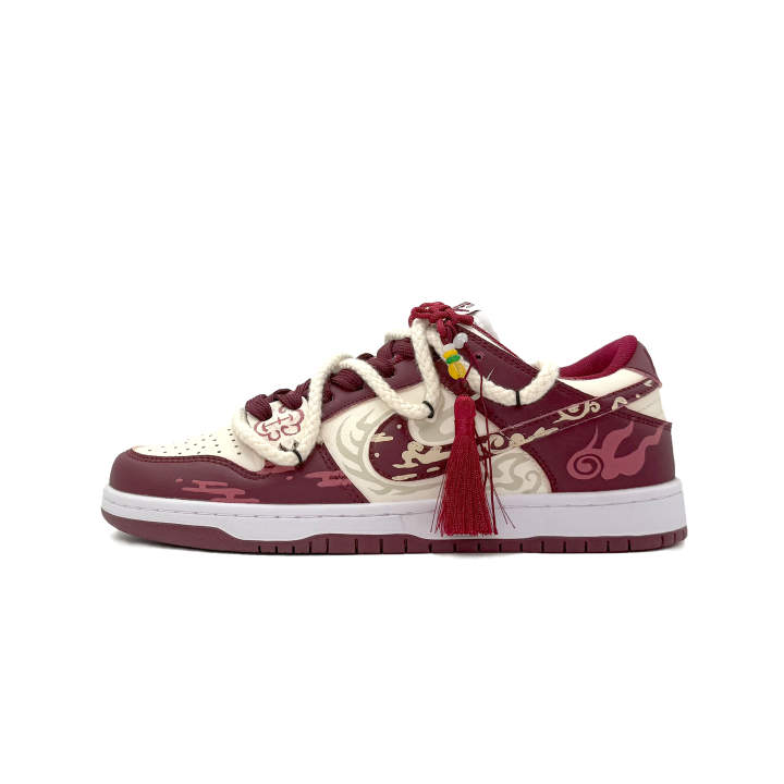 Nike Nike Dunk REDTRO Low top Skateboard Shoes Men's Red
