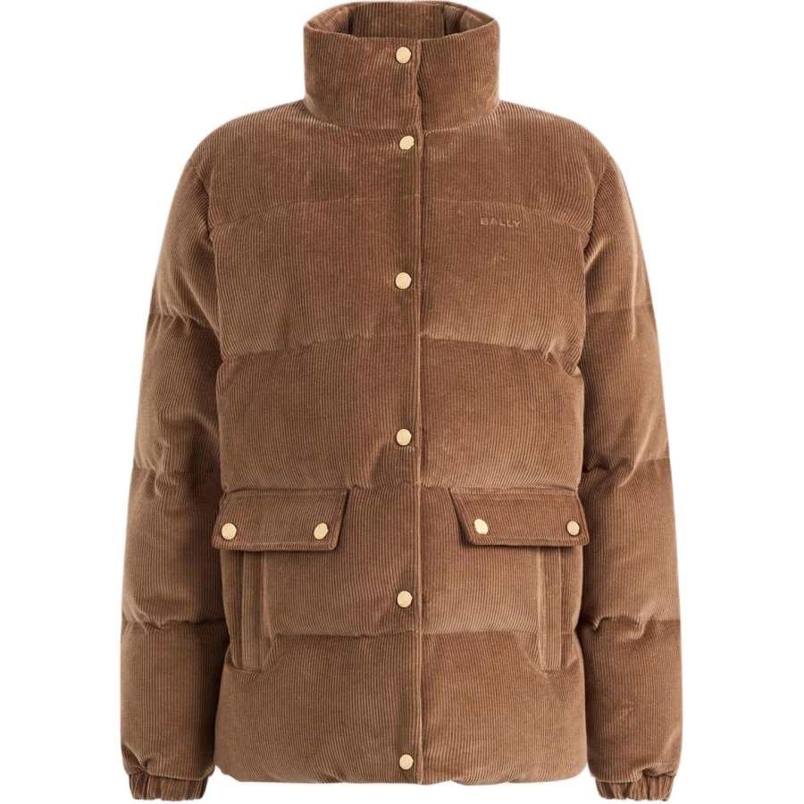 BALLY BALLY Puffer Jackets Women's Beige Moderate Puffer Jacket