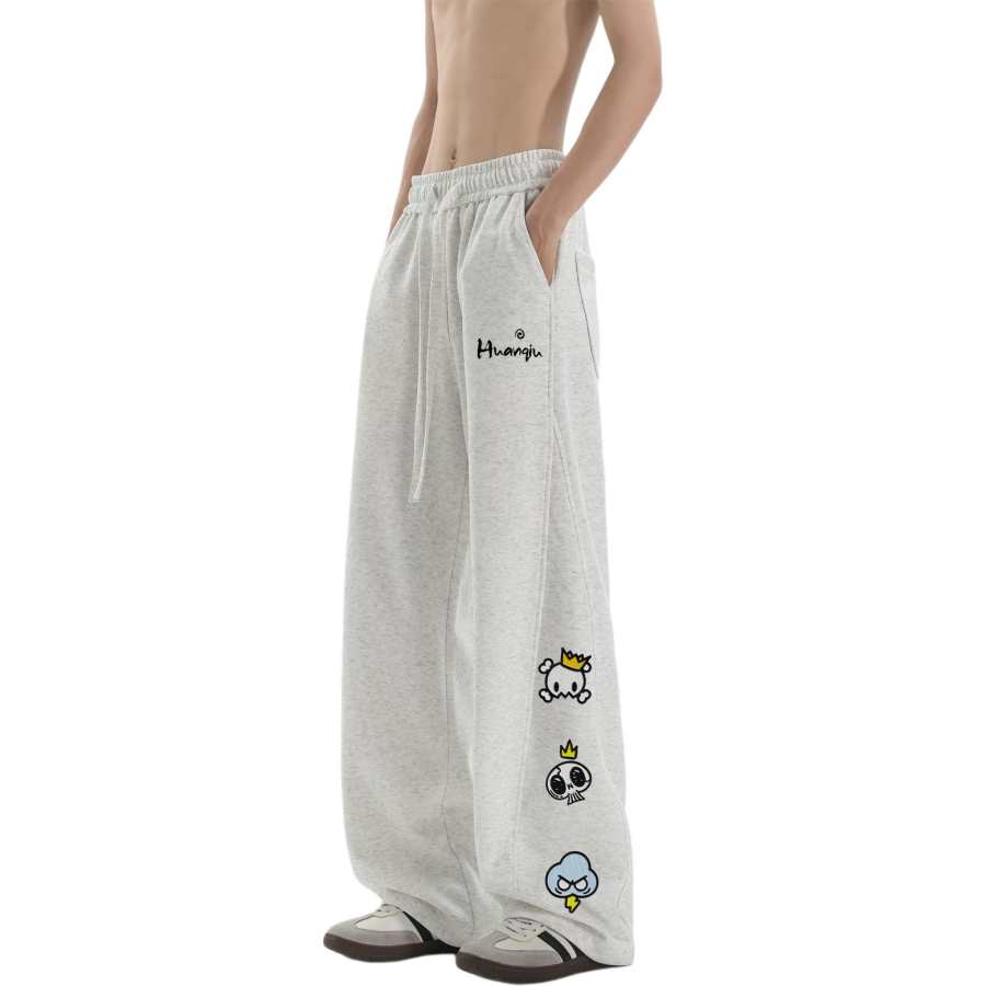HUANQIU Knitted Sweatpants Unisex