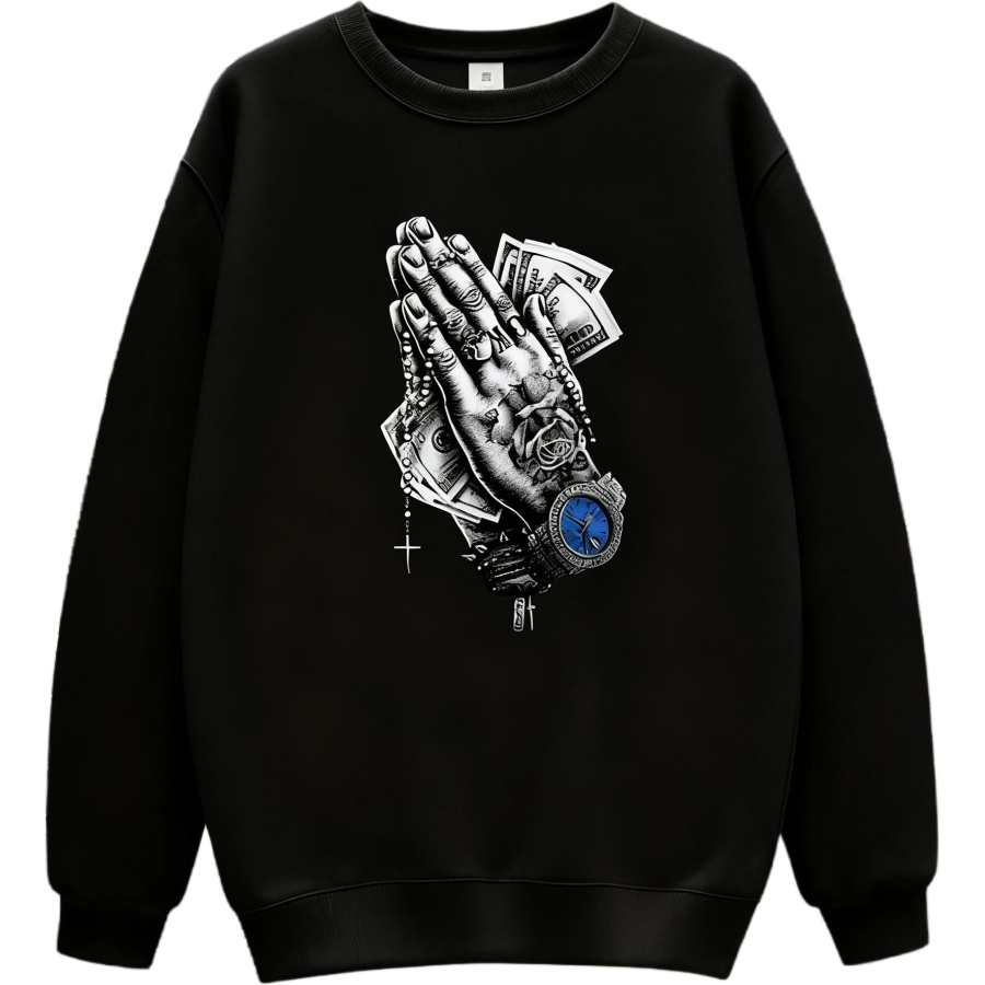Sugarfunk Sugarfunk Sweatshirts Men's Crew Neck Moderate Regular
