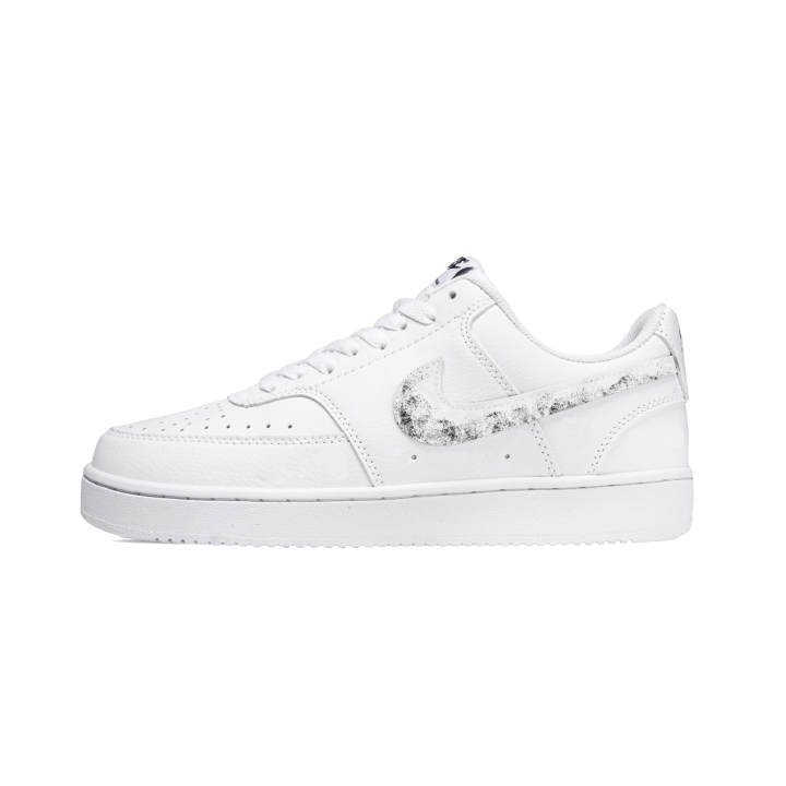 Nike Nike Court Vision 1 LOW Next Nature Abrasion Resistant Lightweight Low top Skateboard Shoes Men's White Black