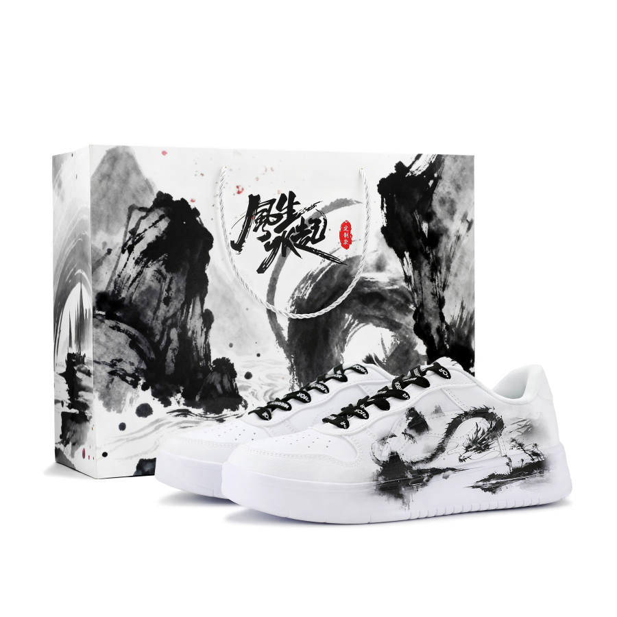 Li-Ning Li Ning Floating Boat Abrasion Resistant Lightweight Low top Skateboard Shoes Unisex
