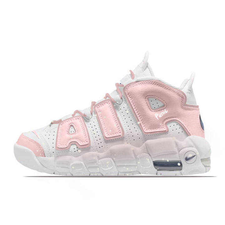 Nike Nike Air More Uptempo Pink Island Light Trace Girlfriend Cute Premium Aesthetic Synthetic Leather