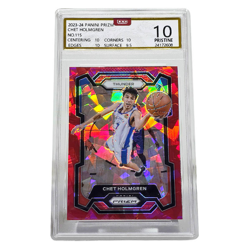 PANINI Chet Holmgren Star Card 23 24 Prizm Ice Crushing Collection Graded Cards 1 Pc