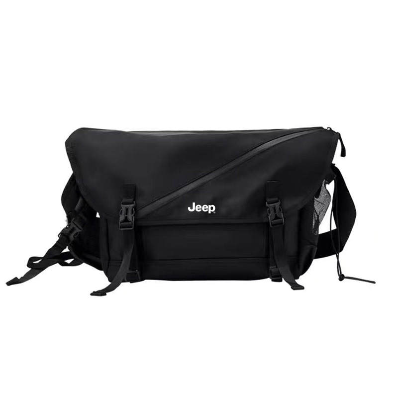 Jeep Nylon Shoulder Bag Unisex Multicolor