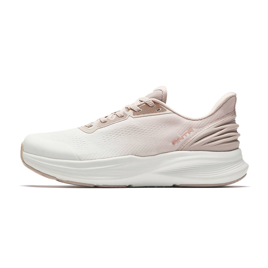 Anta Shenxing 14 Textile, Rubber Sports Low top Training Shoes Women's White Gray Gold