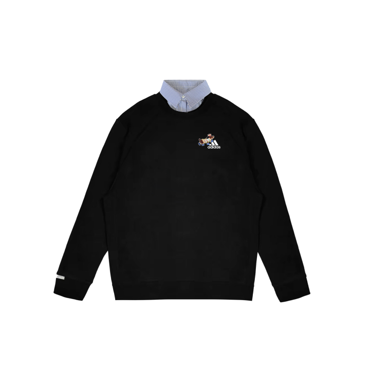 Adidas Adidas LABEL Long Sleeved Sweatshirt Unisex Black