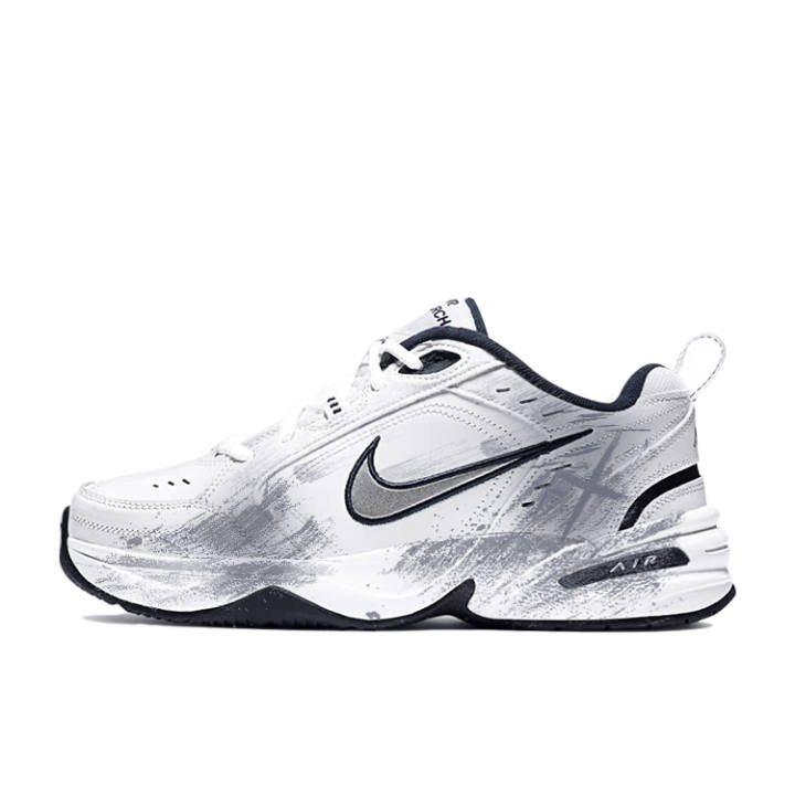 Nike Nike Air Monarch 4 Abrasion Resistant Coverage Low top Chunky Sneakers Unisex Black Gray