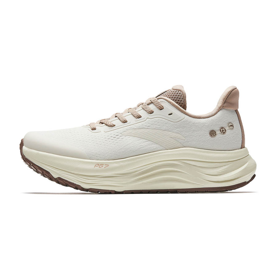 Anta Travel 2 Comfortable Low top Running Shoes Women's White Gray