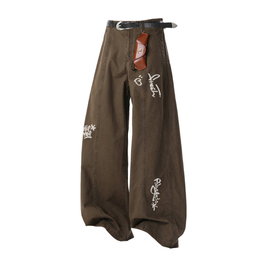 PAL ONGACO Casual Pants Unisex Thickened And Fleece Lined Cargo Pants