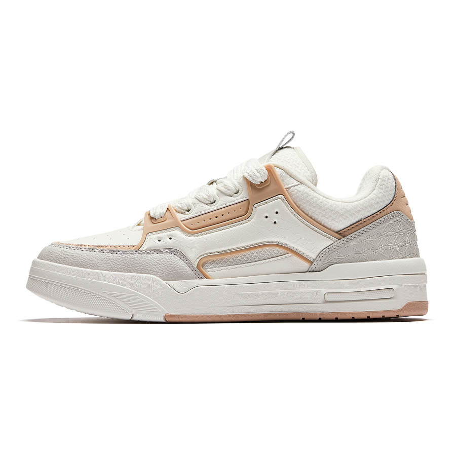 Anta Textile, Synthetic Leather Cushioning Abrasion Resistant Slip Resistant Low top Skateboard Shoes Women's