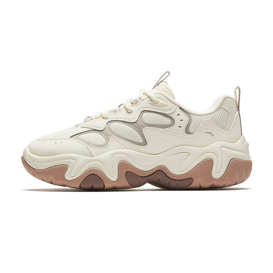 Anta Firefly Textile, Synthetic Leather Comfortable Height Increasing Slip Resistant Rebound Low top Casual Shoes