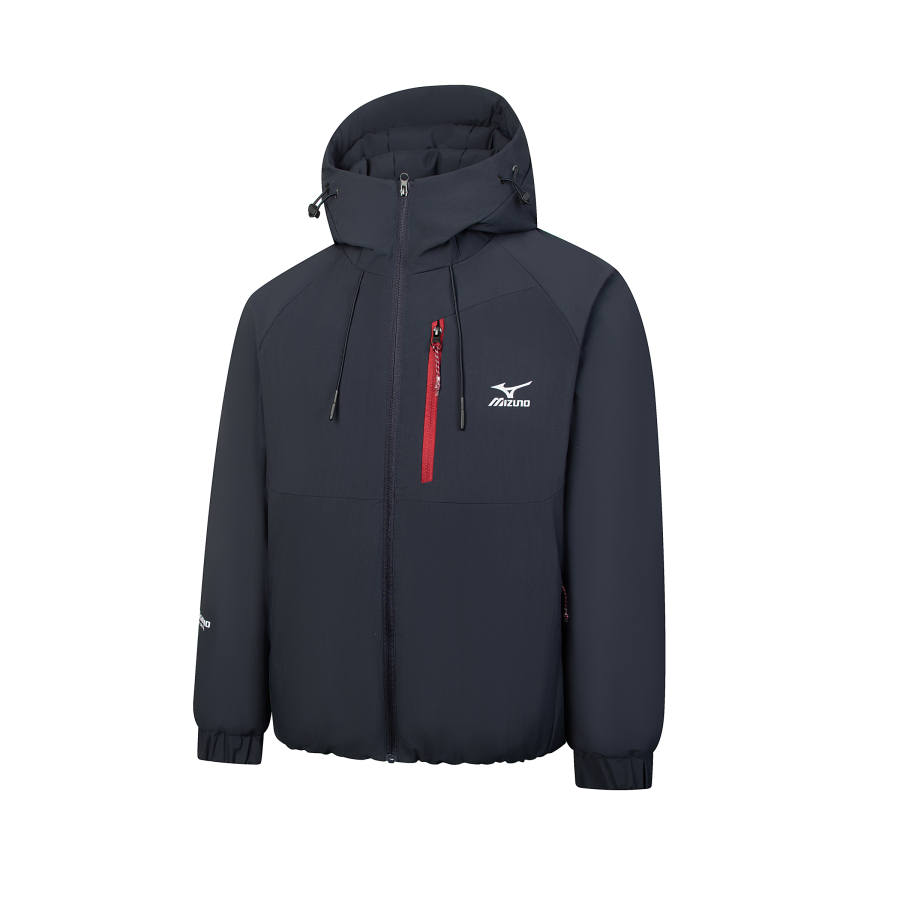 Mizuno Mizuno Down Jackets Unisex Hooded Thickened Hard Shell