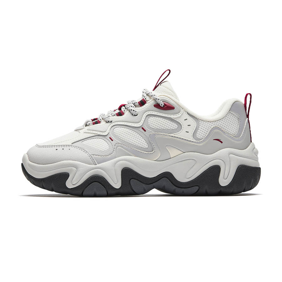 Anta Height Increasing Low top Casual Shoes Women's White Gray