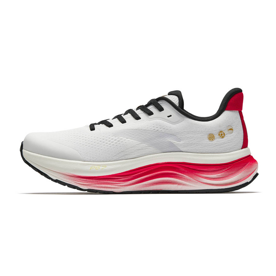 Anta Low top PG7 Cushioning Midsole A Grip Outsole City Commuting Running Shoes Men's White Red Gray