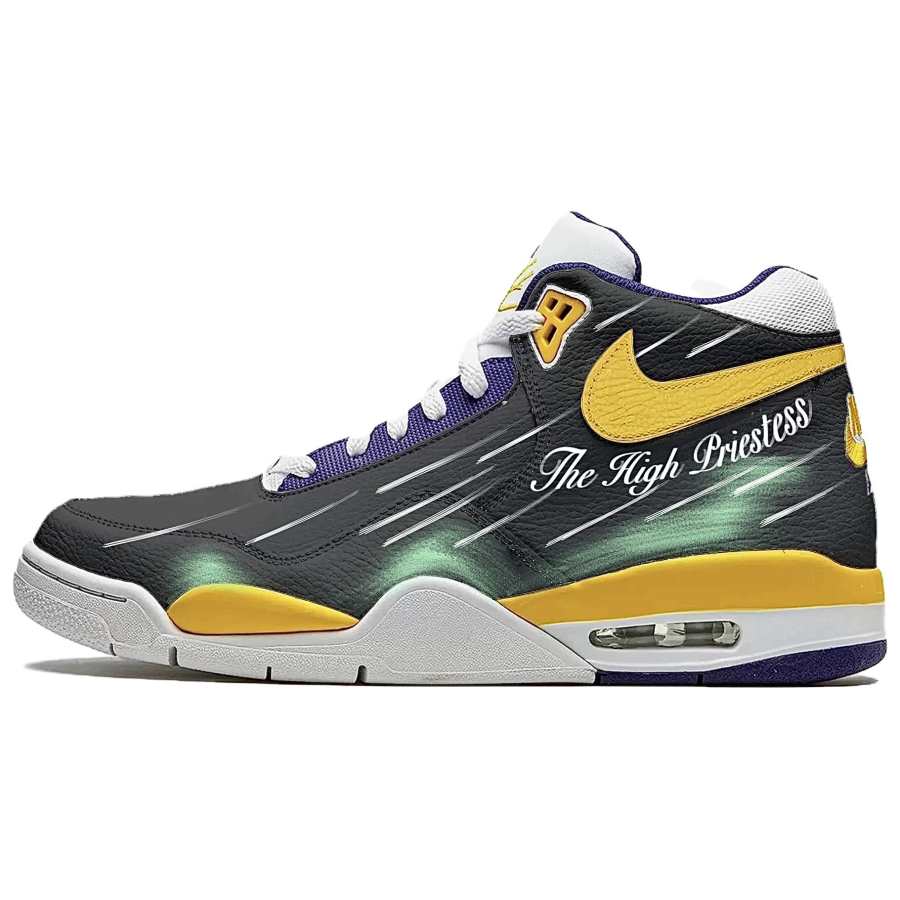 Nike Nike Flight Legacy Cushioning Abrasion Resistant Coverage Mid top Vintage Basketball Shoes Men's