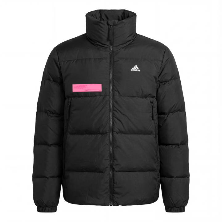 Adidas Adidas Down Jackets Unisex Black Stand Collar Thickened Puffer Jacket