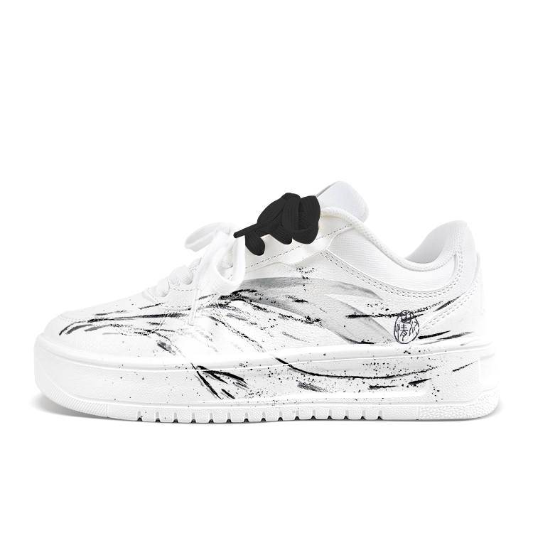Anta Easy Slip Resistant Cushioning Slip Resistant Cushioning Low top Skateboard Shoes Women's White Black