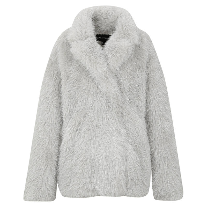 URBAN REVIVO Velvet feel Coat Women's