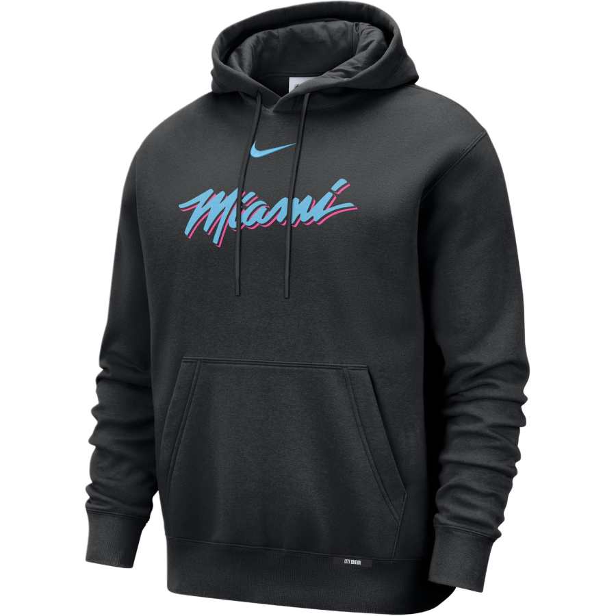 Nike Nike Miami Heat City Edition Men's Nike Basketball Club Pull-Over Hoodie