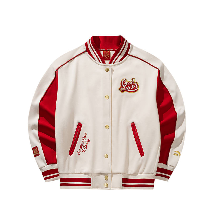 ANTA Anta Good Things Will Happen Jacket Women's Corn White