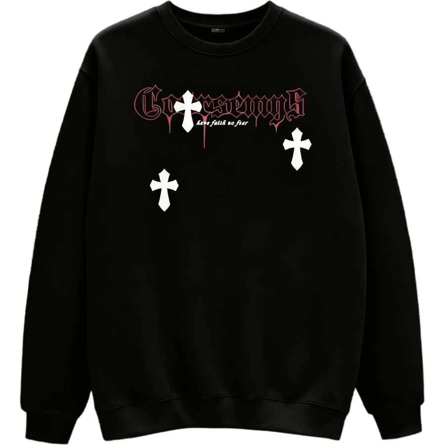 Sugarfunk Sugarfunk Sweatshirts Men's Crew Neck Moderate Regular