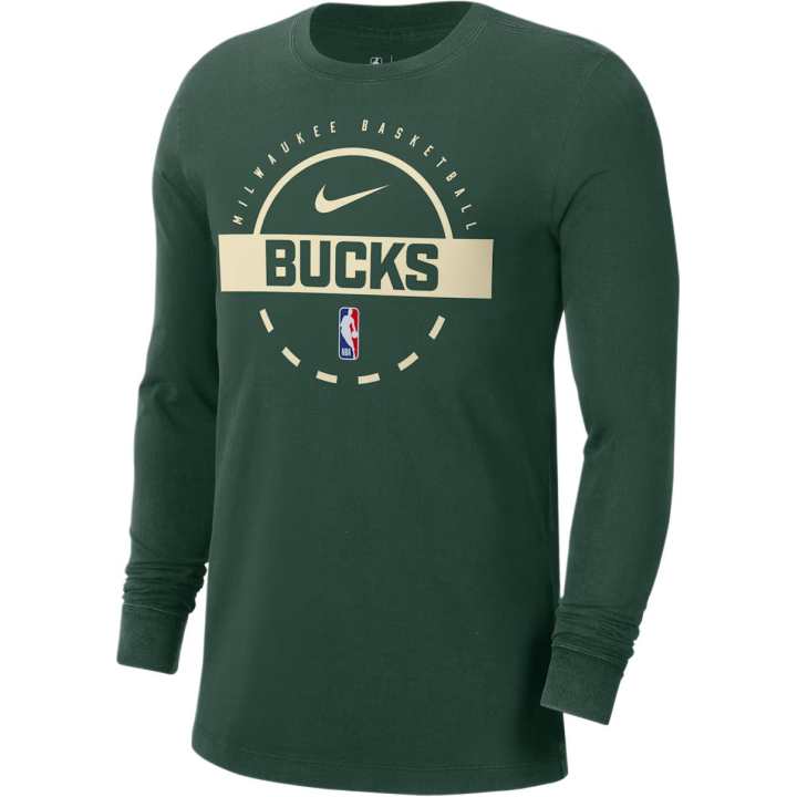 Nike Nike Milwaukee Bucks Men's Nike Nba Practice Long-Sleeve T-Shirt