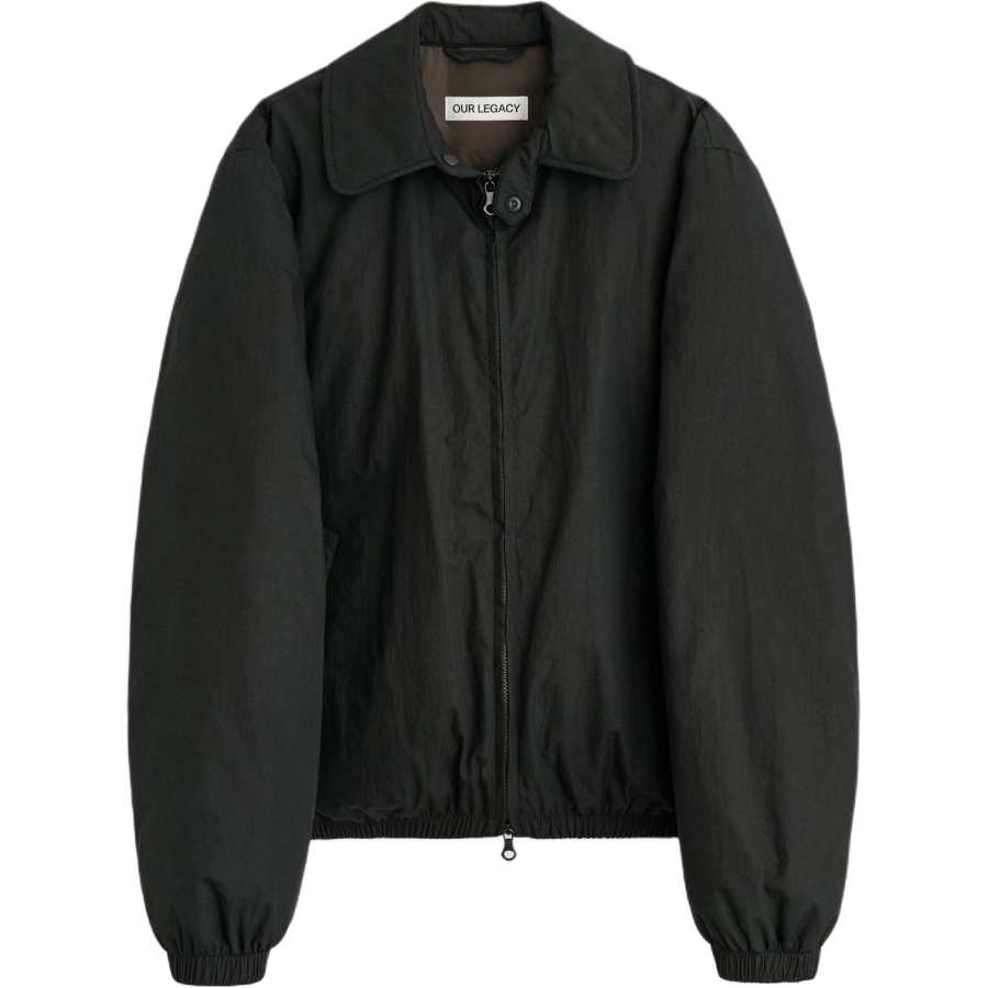 OUR LEGACY OUR LEGACY Down Jackets Men's Black Lapel Moderate