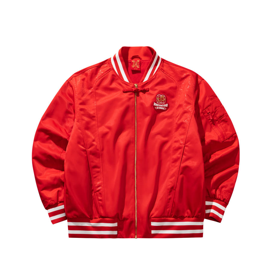 ANTA ANTA Jackets Men's Rich Red 1 Baseball Collar Moderate