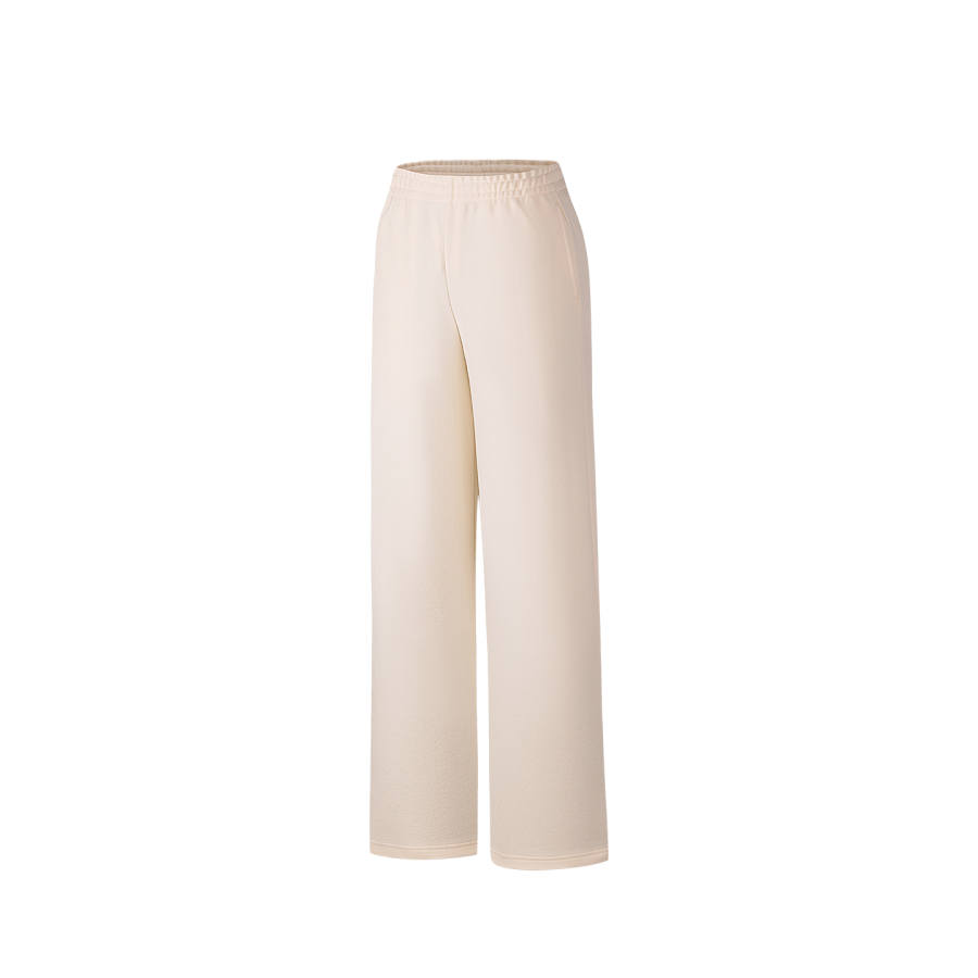 Anta Good Things Will Happen Knitted Sweatpants Women's Corn White