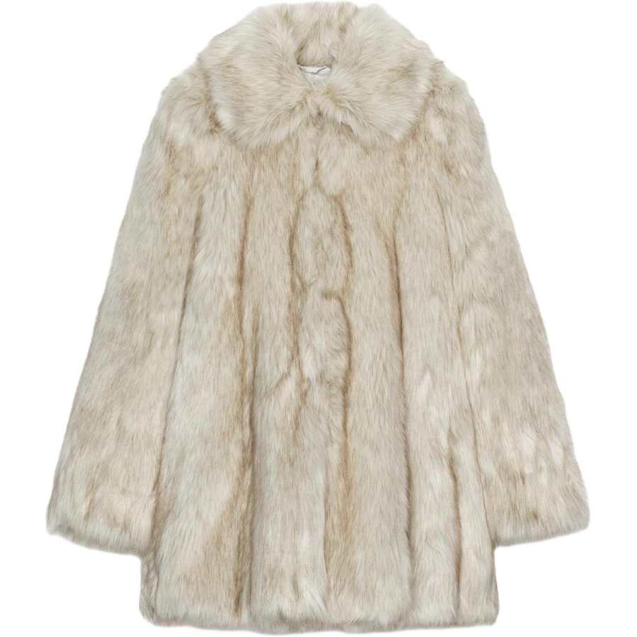 ZARA Velvet Jackets Women's Nude/Beige Lapel Moderate