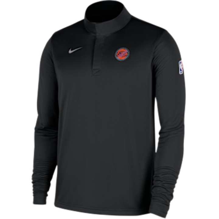 Nike Nike New York Knicks Men's Nike Dri-FIT Nba 1/4-Zip Long-Sleeve Top