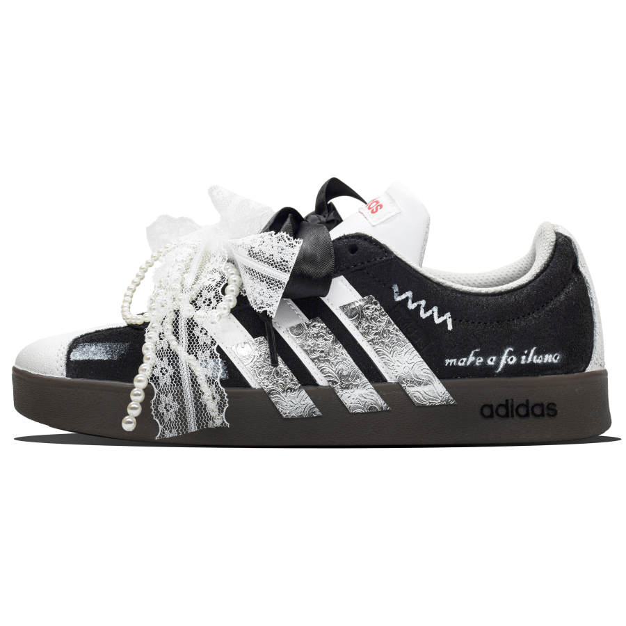 Adidas Adidas VL COURT 2.0 Udumbara Island Craft, Miao Yin Xuan Ying Wear resistant And Lightweight Low top Skateboard Shoes