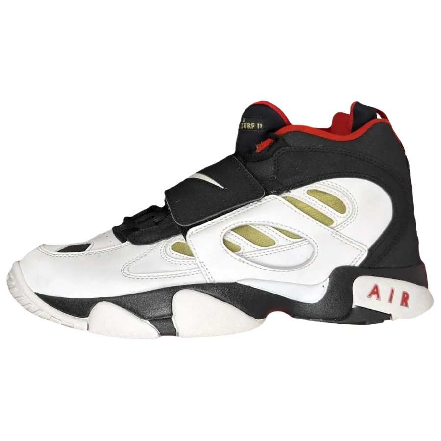 Nike Nike Air Diamond Turf 2 Basketball Shoes Unisex Black White Red