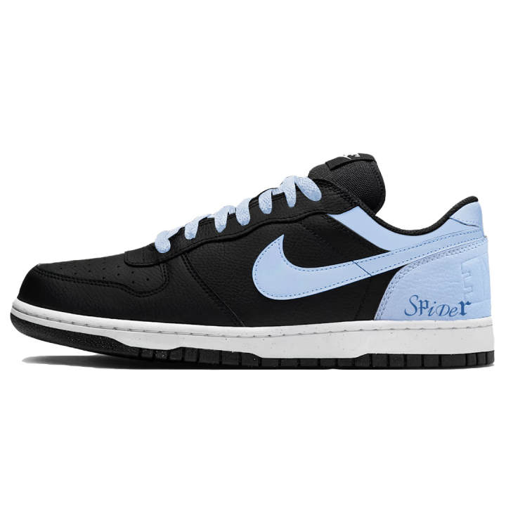 Nike Nike Big Universe Abrasion Resistant Breathable Abrasion Resistant Breathable Low top Skateboard Shoes Men's Black Blue