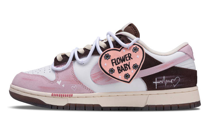 Nike Nike Dunk Sweet Heartbeat Trail Abrasion Resistant Breathable Abrasion Resistant Breathable Low top Skateboard Shoes