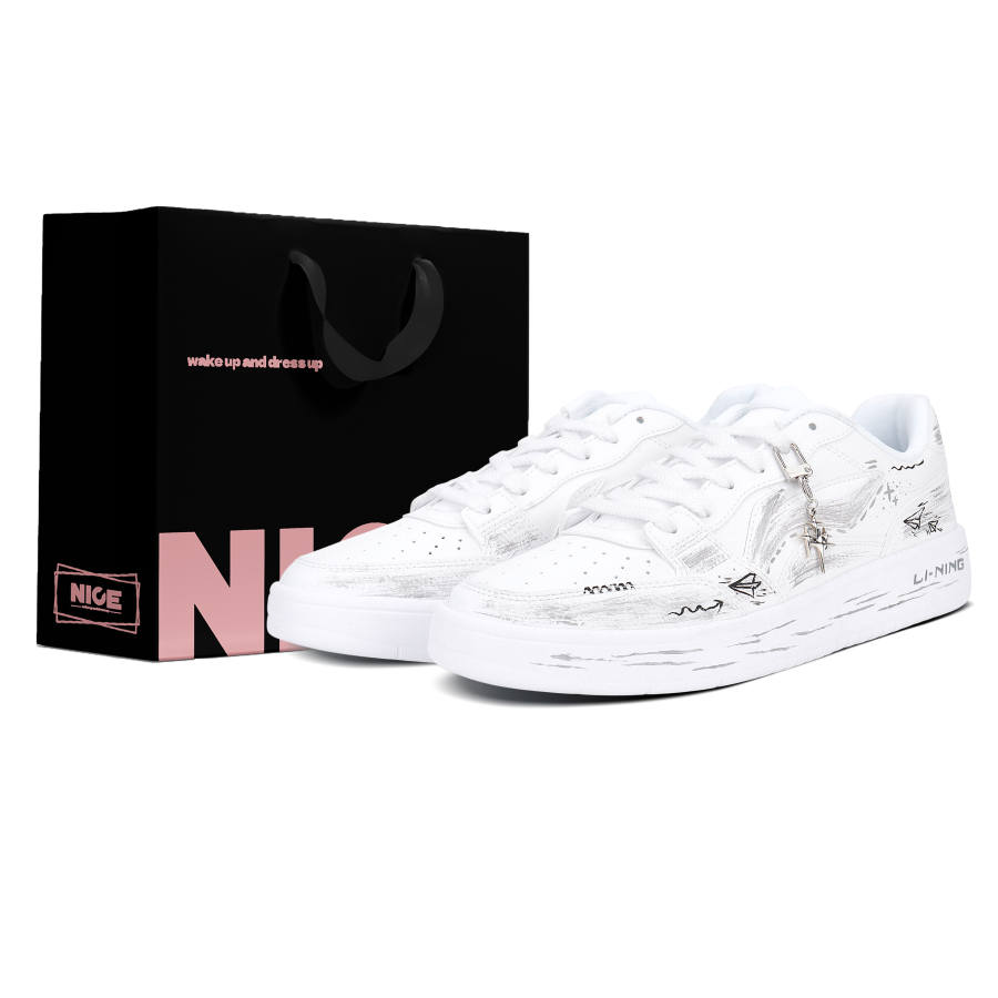 Li-Ning Li Ning Sycee Slip Resistant Cushioning Abrasion Resistant Low top Skateboard Shoes Men's