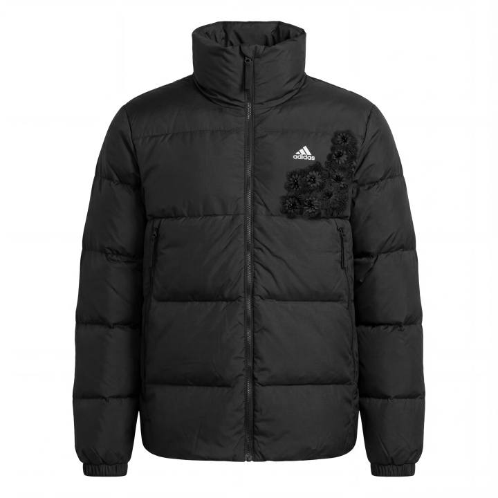 Adidas Adidas Down Jackets Unisex Black Stand Collar Thickened Puffer Jacket
