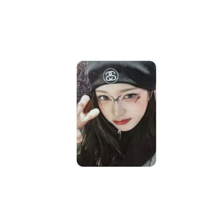 STARSHIP Entertainment Jang Won Young IVE SWITCH WM4.0 Round Black Hat Photocards 1 Pc